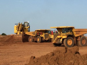Mining operations at True Gold's Goulagou II (GGII) deposit at the Karma Gold Mine in Burkina Faso, West Africa. Source: True Gold Mining Inc.