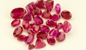 A selection of polished rubies from the Aappaluttoq ruby and pink sapphire deposit in southwestern Greenland. Source: True North Gems Inc.