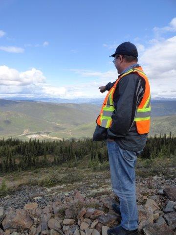 John McConnell, President and CEO at Victoria Gold's Eagle Gold Project, Yukon. Photo courtesy Victoria Gold Corp.