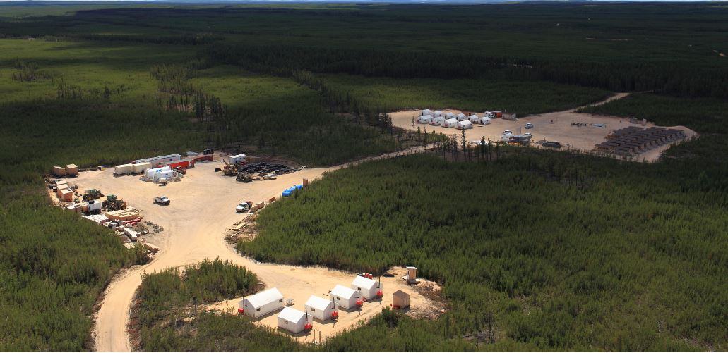 The Fission Uranium exploration camp for the PLS uranium property in the Athabasca Basin of northern Saskatchewan. Source: Fission Uranium Corp.