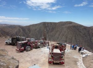 Drilling operations at AQM Copper's Zafranal Project in southern Peru. Source: AQM Copper Inc.