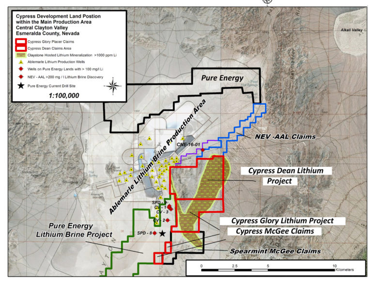 Cypress Development Maiden Resource Estimate For The Clayton Valley ...