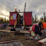 Gold Terra drilling Campbell Shear, Con Mine, Northwest Territories