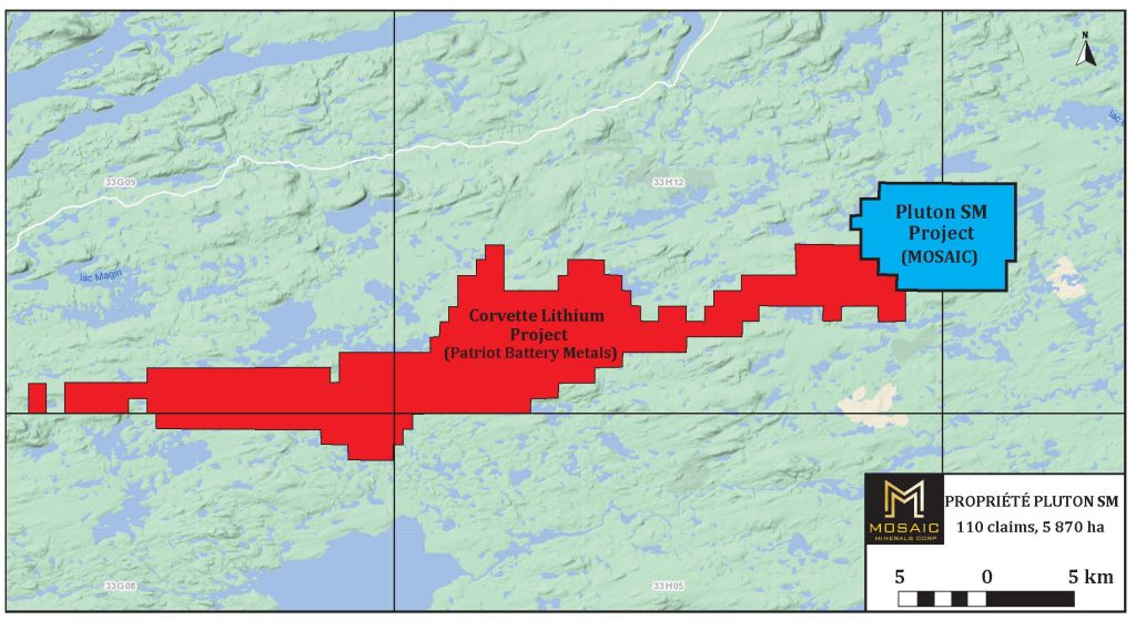 Mosaic Acquires 5,650 Hectares in the East Extension of Patriot Battery ...