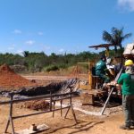 Altamira Gold trenches 17m grading 1.5 g/t gold 200 metres south of the Cajueiro Central Mineral Resource Block on Extension of Central Resource mineralization, Brazil