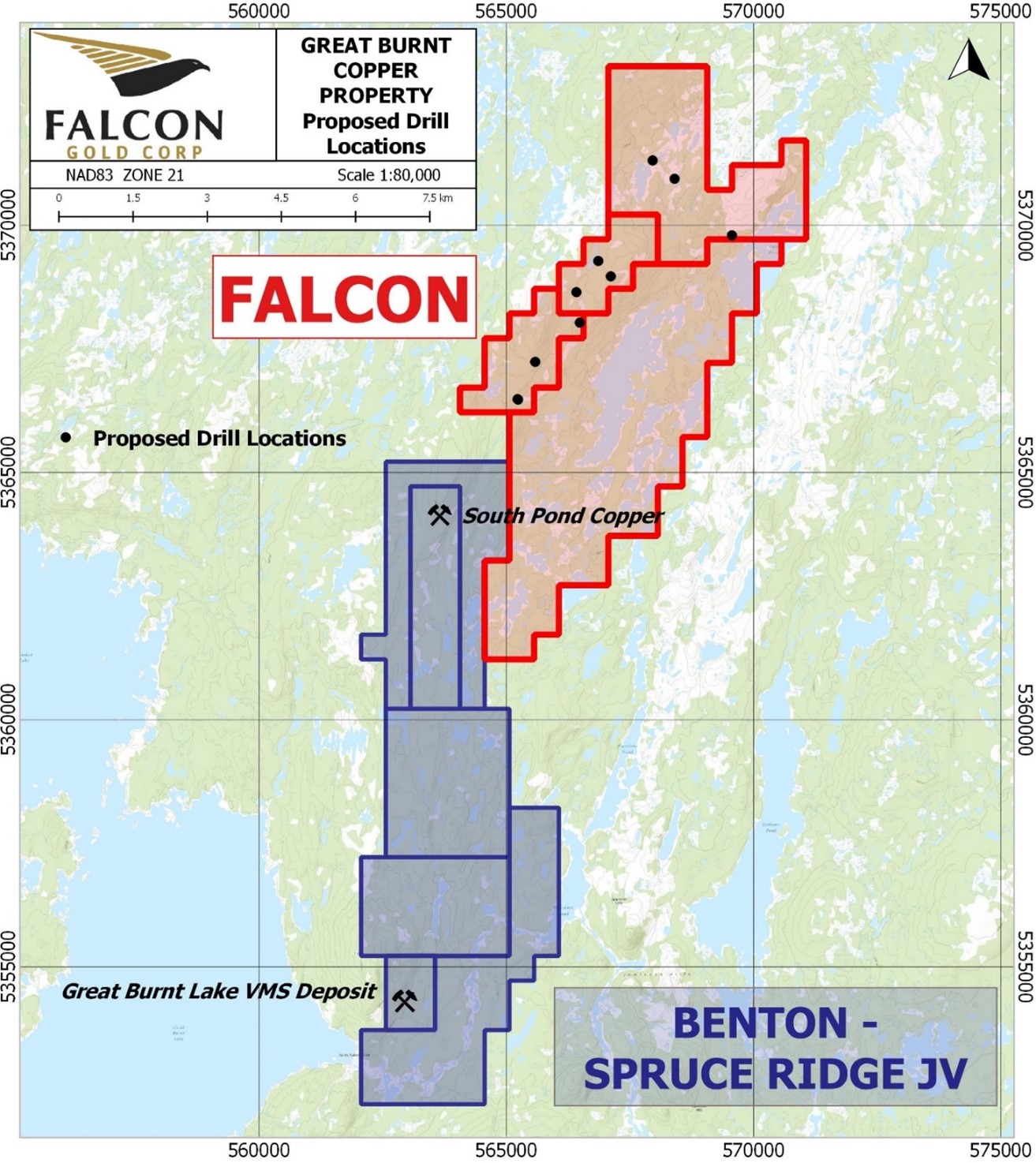 Falcon Gold to commence drill program at Great Burnt, NL thumbnail